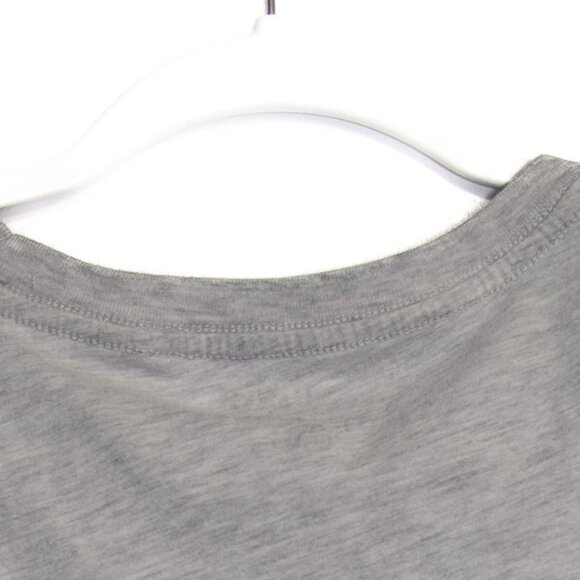 Hurley Mens Gray Short Sleeve T-Shirt With Green Logo Design M - Picture 7 of 10